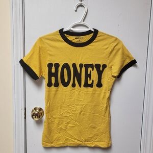 On Fire Yellow 'Honey' Tee
